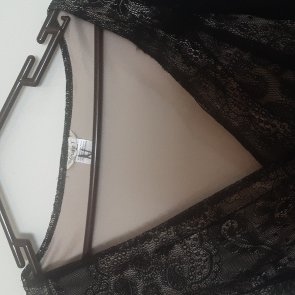 Studio Y Velour Tie Back & Lace Top Sz L - Picture 2 of 8